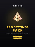 TIER ONE Pro Settings Pack - Configs, Crosshairs, Sensitivity, Keybinds